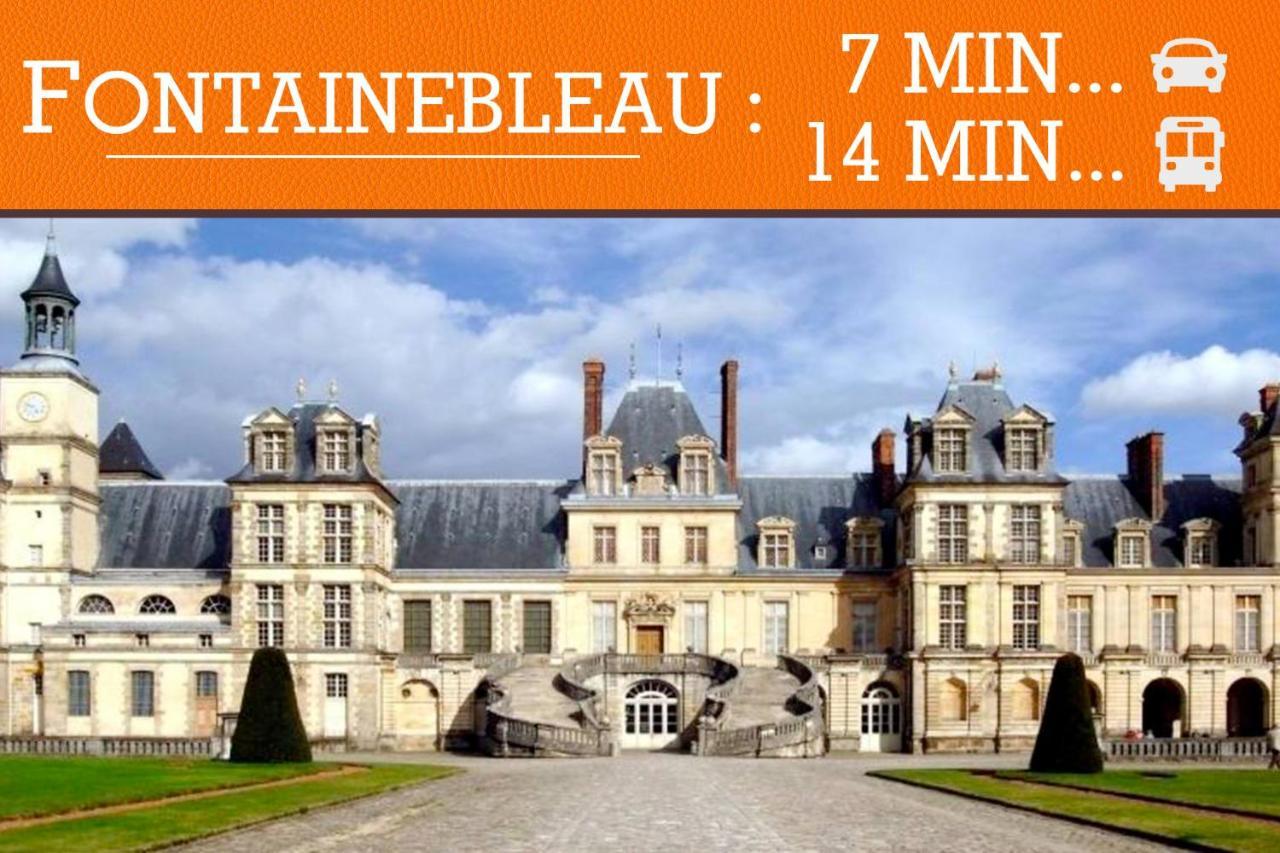 Apartamento Duplex Standing 7Min➤Fontainebleau-Insead⎮45Min➤Paris Veneux-les-Sablons Exterior foto