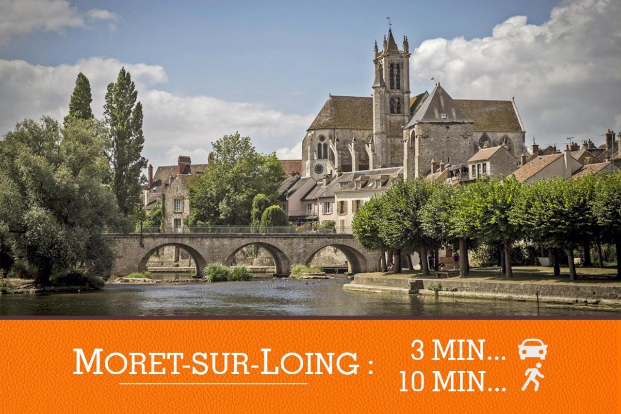 Apartamento Duplex Standing 7Min➤Fontainebleau-Insead⎮45Min➤Paris Veneux-les-Sablons Exterior foto